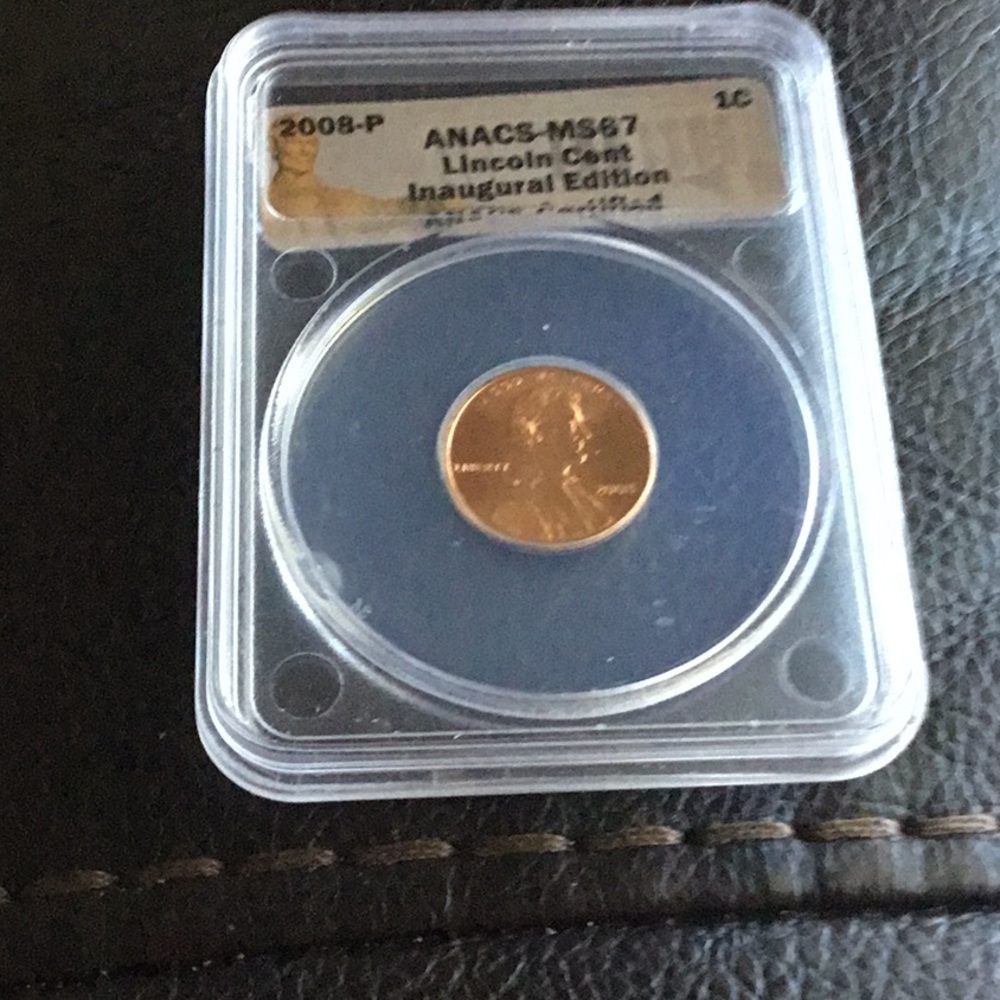 2008 MS 67 Penny Anacs Graded